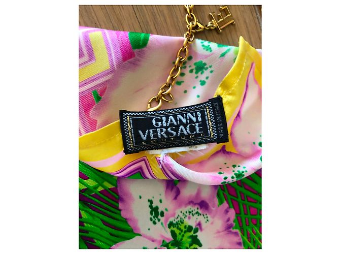 Top Gianni Versace Primavera / Verano 2000 Multicolor - vista 3