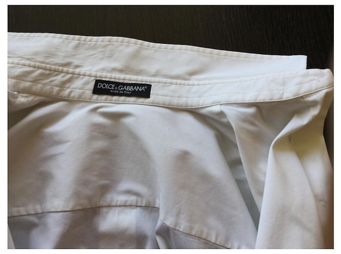 Blusa Dolce & Gabbana blanca de algodón Blanco - vista 3