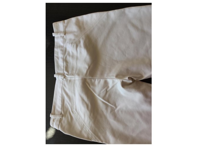 Zara Hose Eggshell Polyester Aus weiß - Ansicht 3
