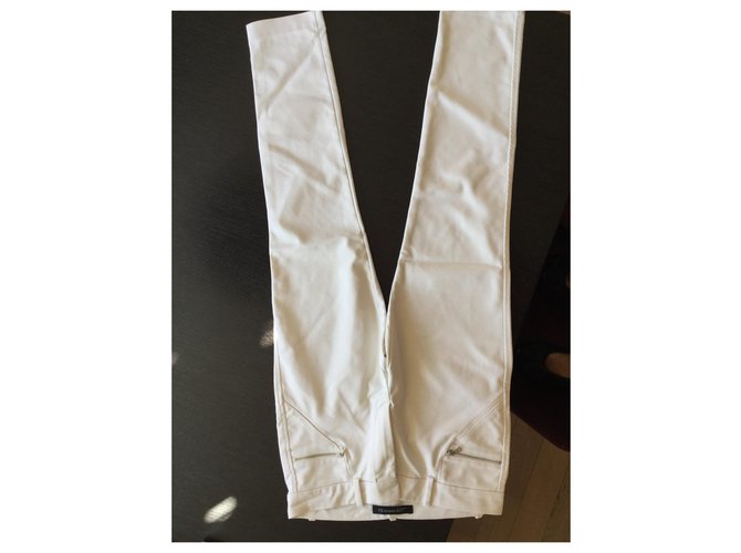 Zara Hose Eggshell Polyester Aus weiß - Ansicht 5