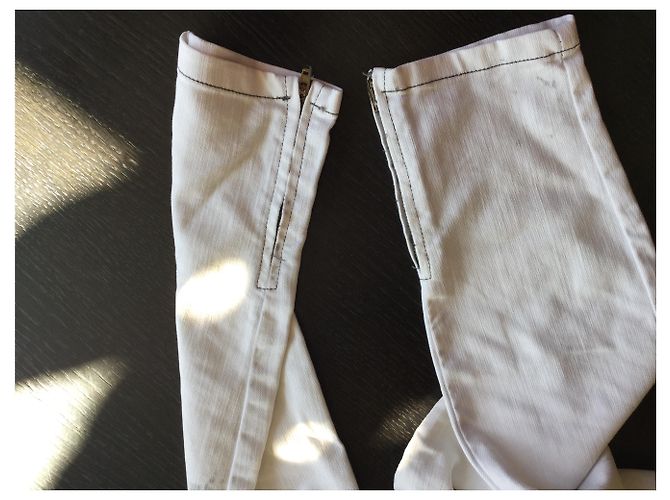 Autre Marque Vaqueros Slim Rapsodia Gris Crudo Blanco roto - vista 4