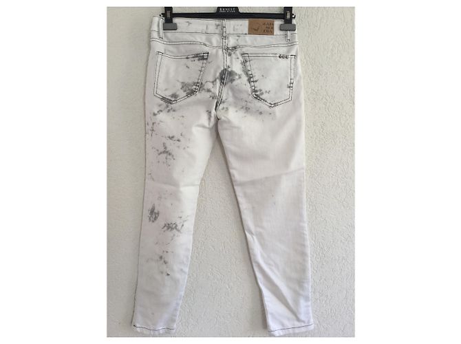 Autre Marque Vaqueros Slim Rapsodia Gris Crudo Blanco roto - vista 5