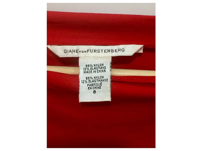 Diane von Furstenberg Heaton Minikleid Rot - Ansicht 4