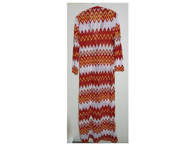 Vintage East Lange Strickjacke Mehrfarbig Mehrfarben - Ansicht 4