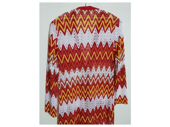 Vintage East Lange Strickjacke Mehrfarbig Mehrfarben - Ansicht 5