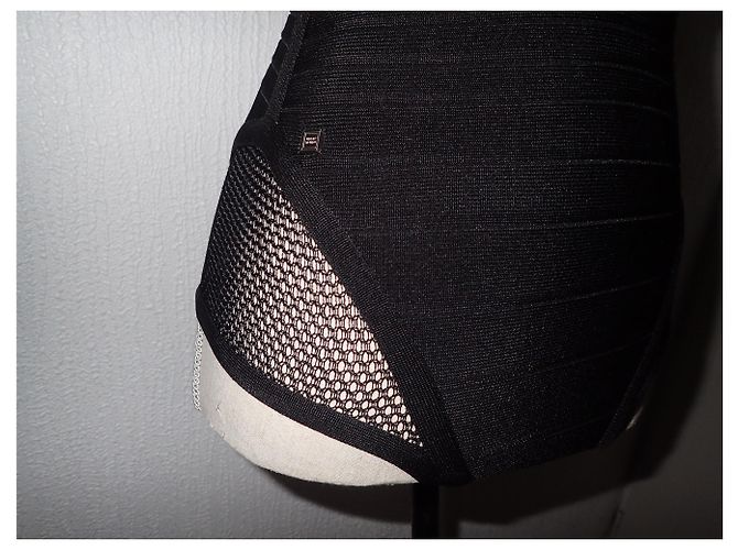 Herve Leger Bandage Badeanzug Schwarz - Ansicht 3