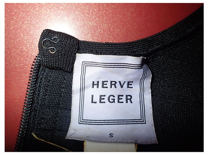 Herve Leger Bandage Badeanzug Schwarz - Ansicht 8