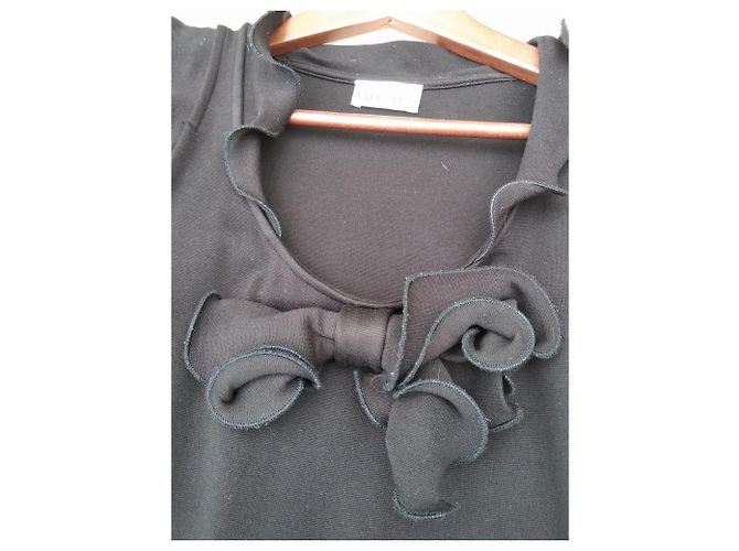 Red Valentino Cocktailkleid Schwarz Viskose - Ansicht 4