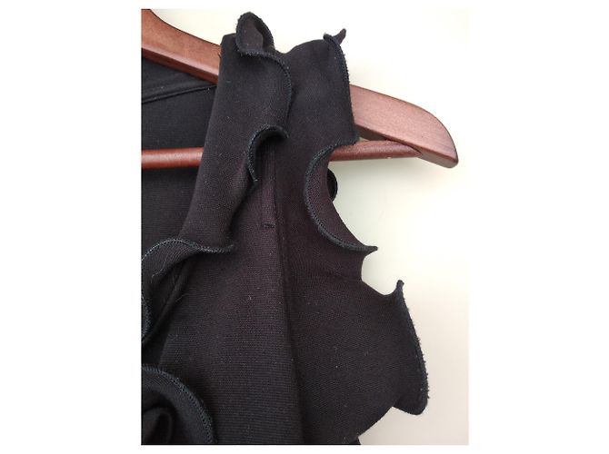 Red Valentino Cocktailkleid Schwarz Viskose - Ansicht 5