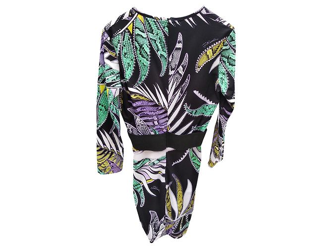 Kurzes Kleid Just Cavalli mehrfarbig Polyamid Mehrfarben - Ansicht 2