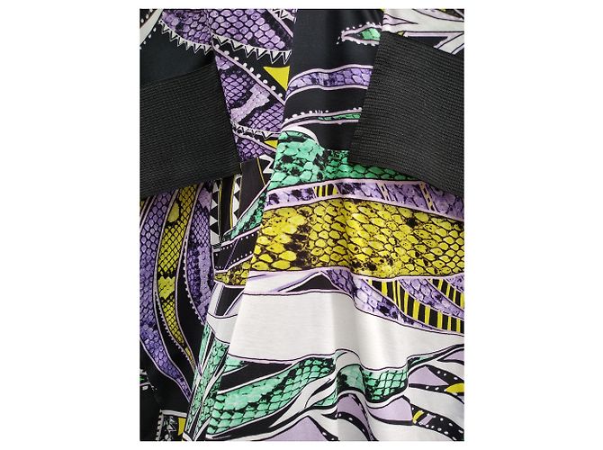 Kurzes Kleid Just Cavalli mehrfarbig Polyamid Mehrfarben - Ansicht 5