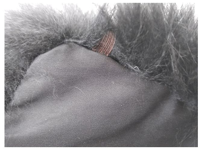 Autre Marque leather jacket detachable collar Black - view 11