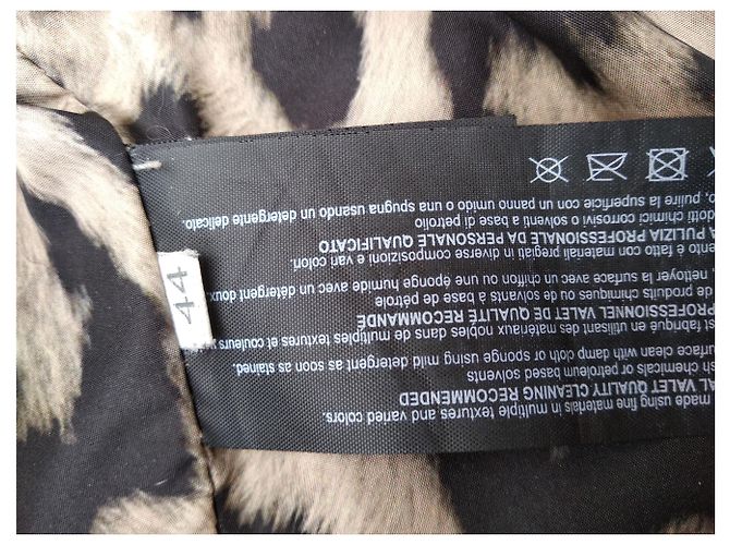 Autre Marque leather jacket detachable collar Black - view 14