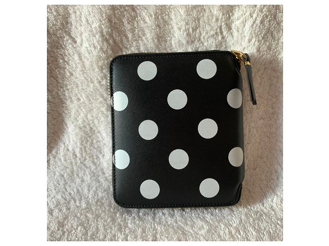Comme Des Garcons Polka dots zip wallet - view 2