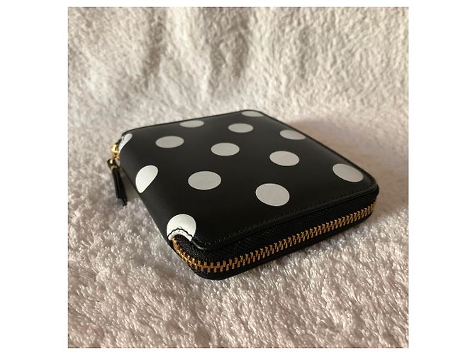 Comme Des Garcons Polka dots zip wallet - view 3