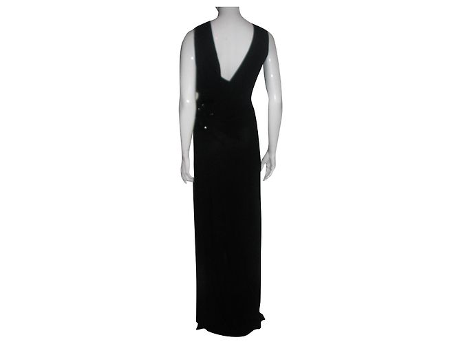 Diane Von Furstenberg Foray Black Maxi Dress - view 2