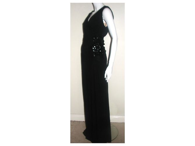Diane Von Furstenberg Foray Black Maxi Dress - view 3
