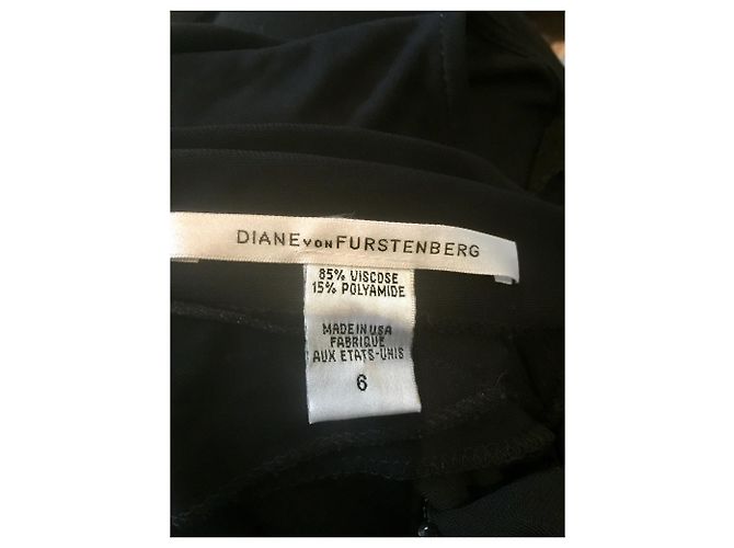Diane Von Furstenberg Foray Black Maxi Dress - view 8