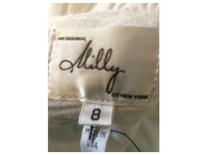 Vestido Pini Milly Blanco Beige Algodón - vista 7