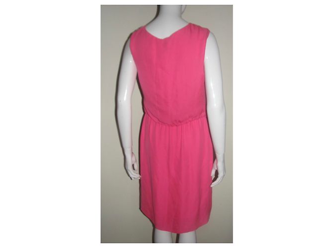 Vestido de seda Tamara Diane Von Furstenberg rosa - vista 4