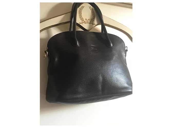 Borsa Longchamp in pelle di agnello marrone Marrone scuro - vista 2