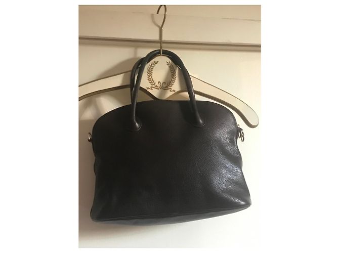 Borsa Longchamp in pelle di agnello marrone Marrone scuro - vista 3
