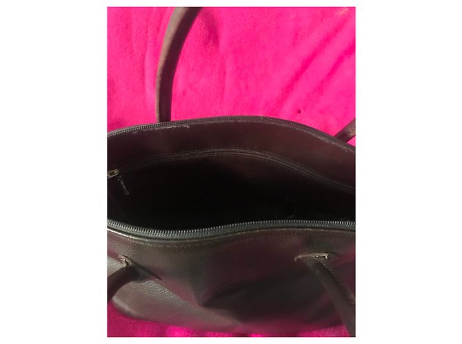 Borsa Longchamp in pelle di agnello marrone Marrone scuro - vista 5