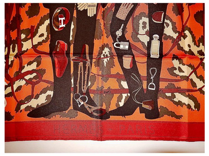 Hermès Piazza "Monsieur e Madame II" Multicolore - vista 9