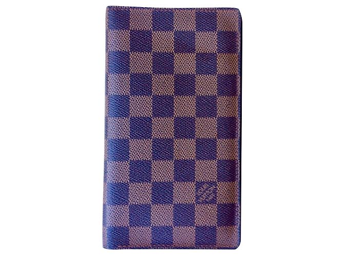Cartera larga Louis Vuitton Damier Ebony UNISEX Ébano - vista 2