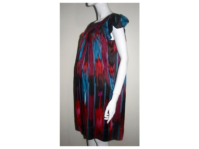 Abito multicolore in seta French Connection - vista 4