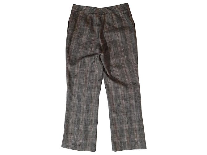 Pantalones Akris de lana tartán Multicolor - vista 2