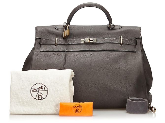 Hermès Hermes Gray Clemence Kelly 50 Grau - Ansicht 10