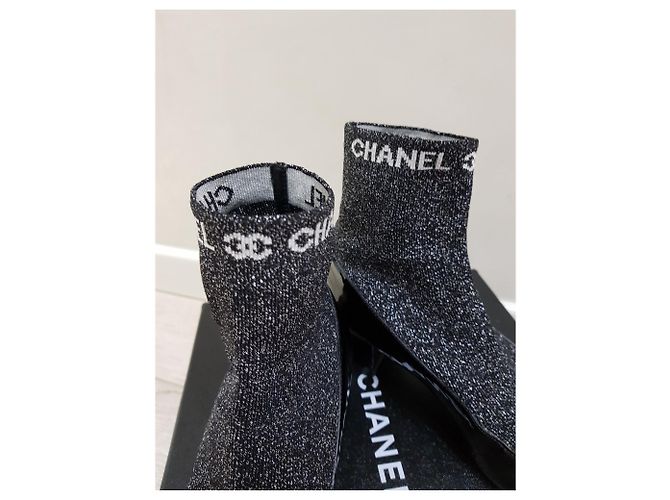 Chanel stivaletti Nero - vista 3