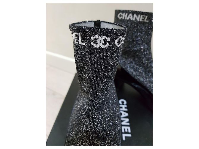 Chanel stivaletti Nero - vista 4