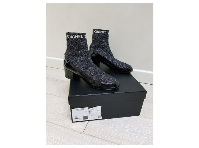 Chanel stivaletti Nero - vista 7