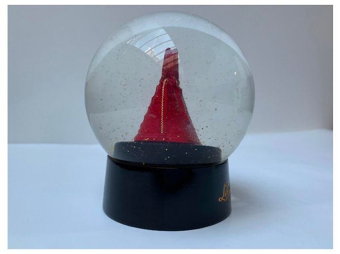 Louis Vuitton Schneeball mit der Alma Handtasche Rot - Ansicht 3