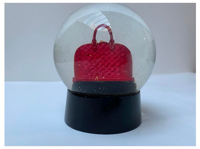 Louis Vuitton Schneeball mit der Alma Handtasche Rot - Ansicht 4