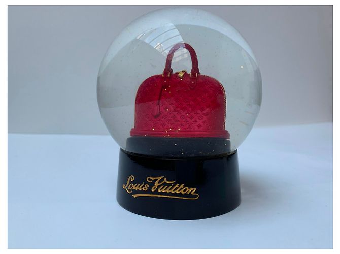 Louis Vuitton Schneeball mit der Alma Handtasche Rot - Ansicht 5
