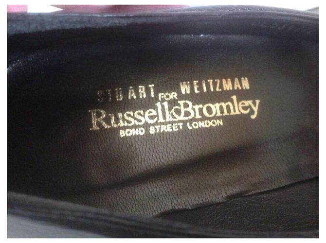 Décolleté Stuart Weitzman Marrone Pelle e Pelle di Serpente - vista 6