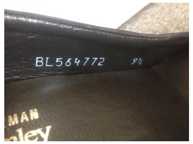 Décolleté Stuart Weitzman Marrone Pelle e Pelle di Serpente - vista 7