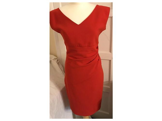 Vestido Bevin rojo Diane Von Furstenberg Roja - vista 2
