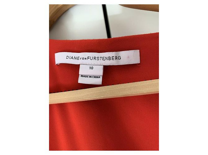 Vestido Bevin rojo Diane Von Furstenberg Roja - vista 8