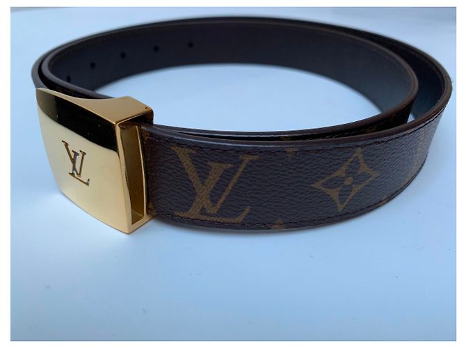 Cintura da uomo Louis Vuitton Marrone - vista 2