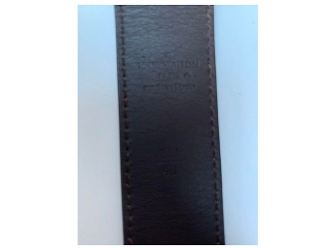 Cintura da uomo Louis Vuitton Marrone - vista 3