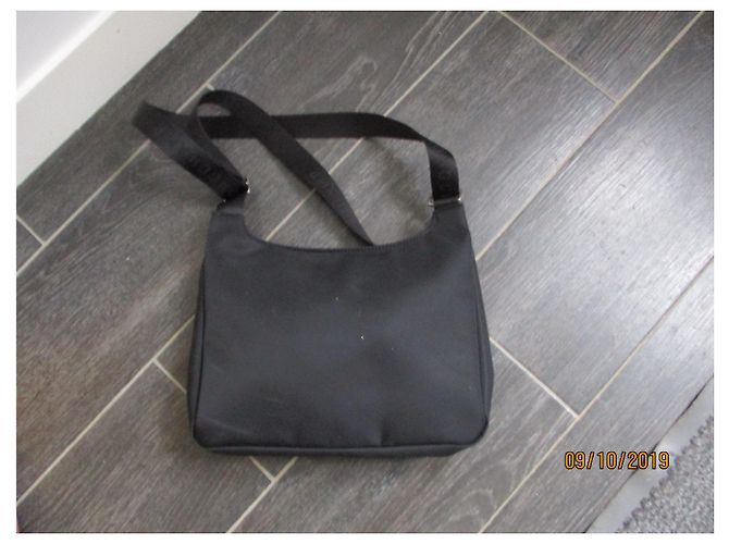 LONGCHAMP, borsa in tela di nylon e pelle, Spalla. - vista 5