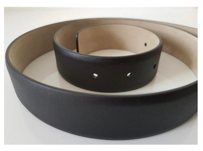 CHANEL MEN'S BELT IN CALF LEATHER NOUR / SIZE 95 / NEVER SERVED - view 4