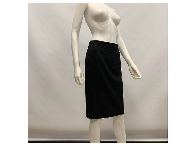 Stella Mc Cartney Falda de lana negra Stella McCartney Negro - vista 10