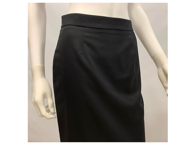Stella Mc Cartney Falda de lana negra Stella McCartney Negro - vista 11