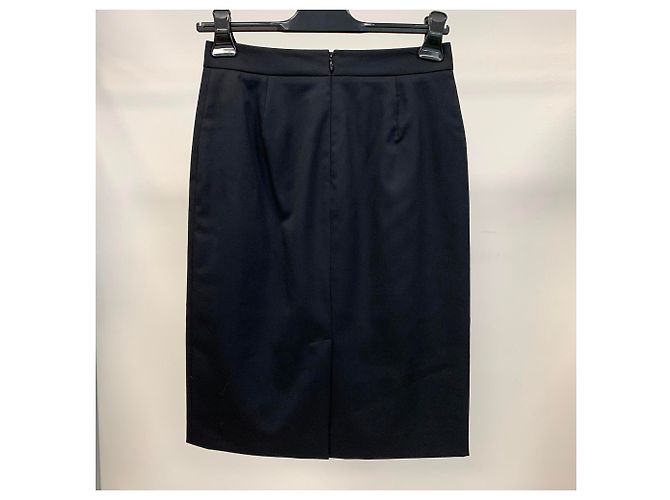 Stella Mc Cartney Falda de lana negra Stella McCartney Negro - vista 2