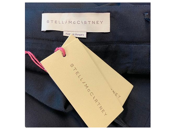 Stella Mc Cartney Falda de lana negra Stella McCartney Negro - vista 3